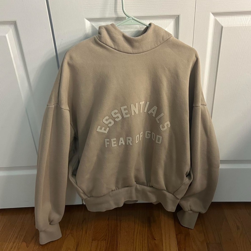 Fear of God Essentials Tan Sweater new without tags no flaws